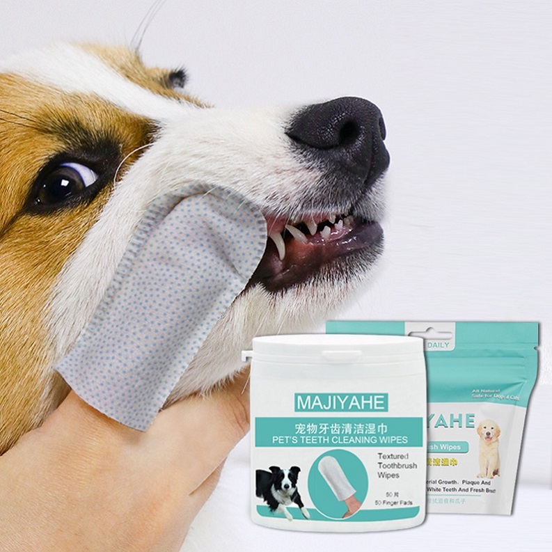 OEM Pet Dental Wipes For Dogs Cats Custom Teeth Cleaning Toothbrush Finger Wipe From China Manufacturer 