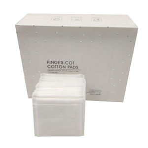 Oem Customized Cotton Pads MakeUp Remover Pads Hand Inserted Finger Cot Cotton Pads Blank Holder Design