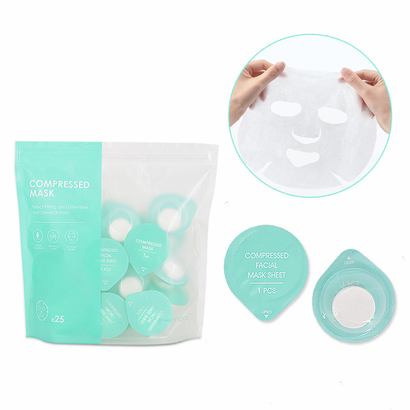 What are the benefits and functions of compressed facial masks sheet ?