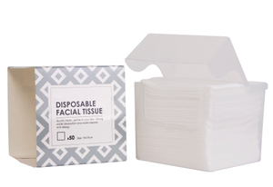 Disposable facial tissue paper cleansing cotton towel