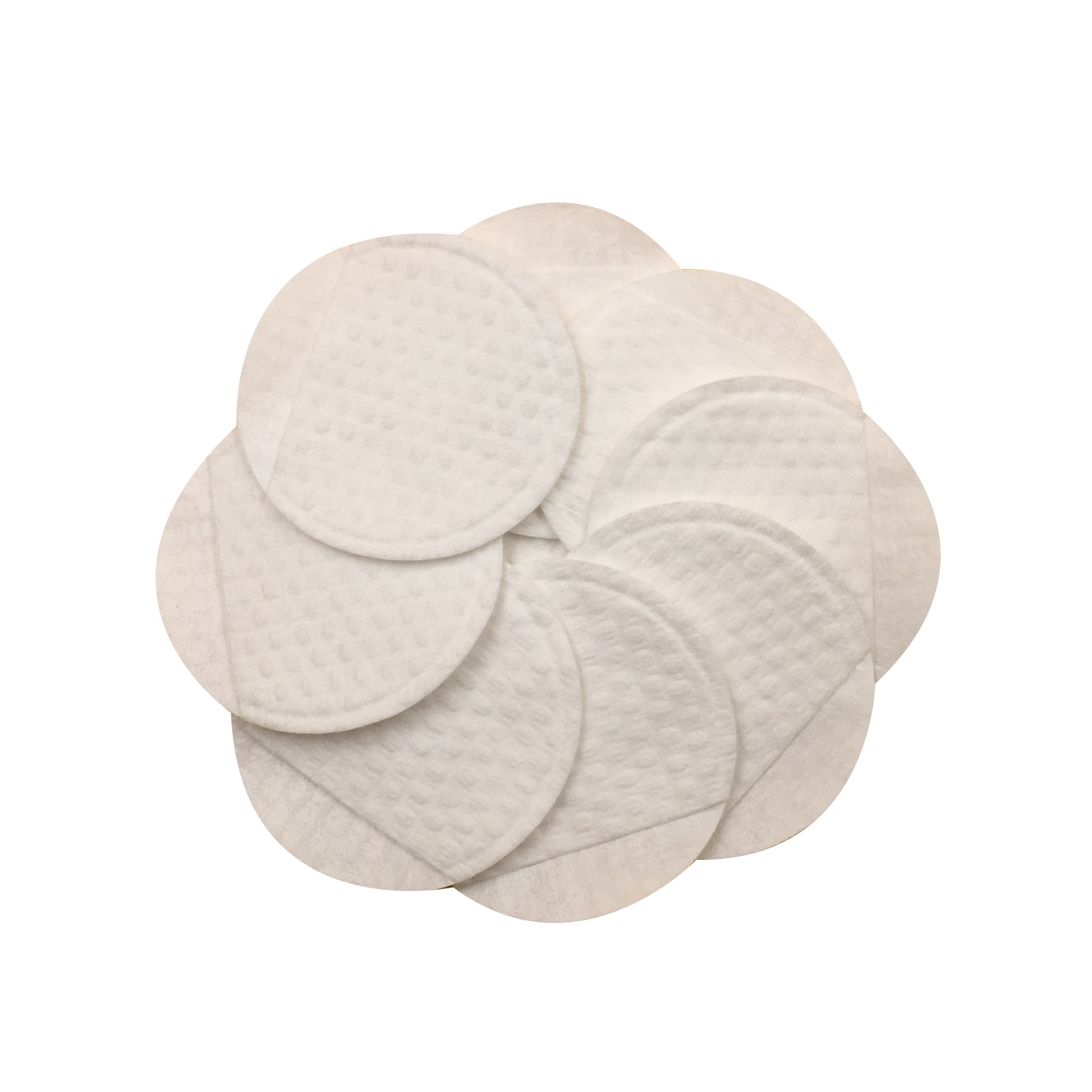 OEM Disposable Beauty Makeup Remover Double Drop Plastic Hand Insertion Round Shaped Cotton Pads