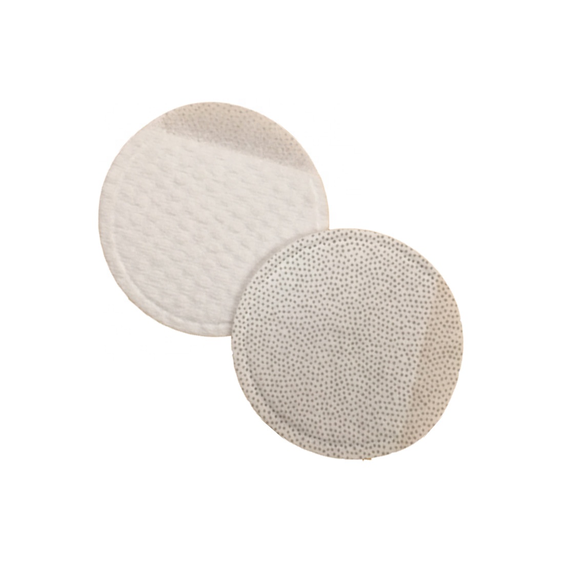 OEM Disposable Beauty Makeup Remover Double Drop Plastic Hand Insertion Round Shaped Cotton Pads