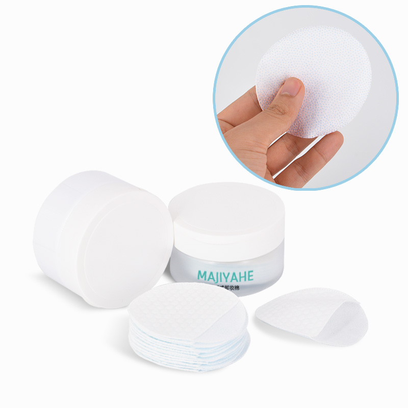 Pocket Cotton Pad Disposable Round Peeling Finger Cotton Pads For Face Exfoliating Facial Make Up Remover Pads